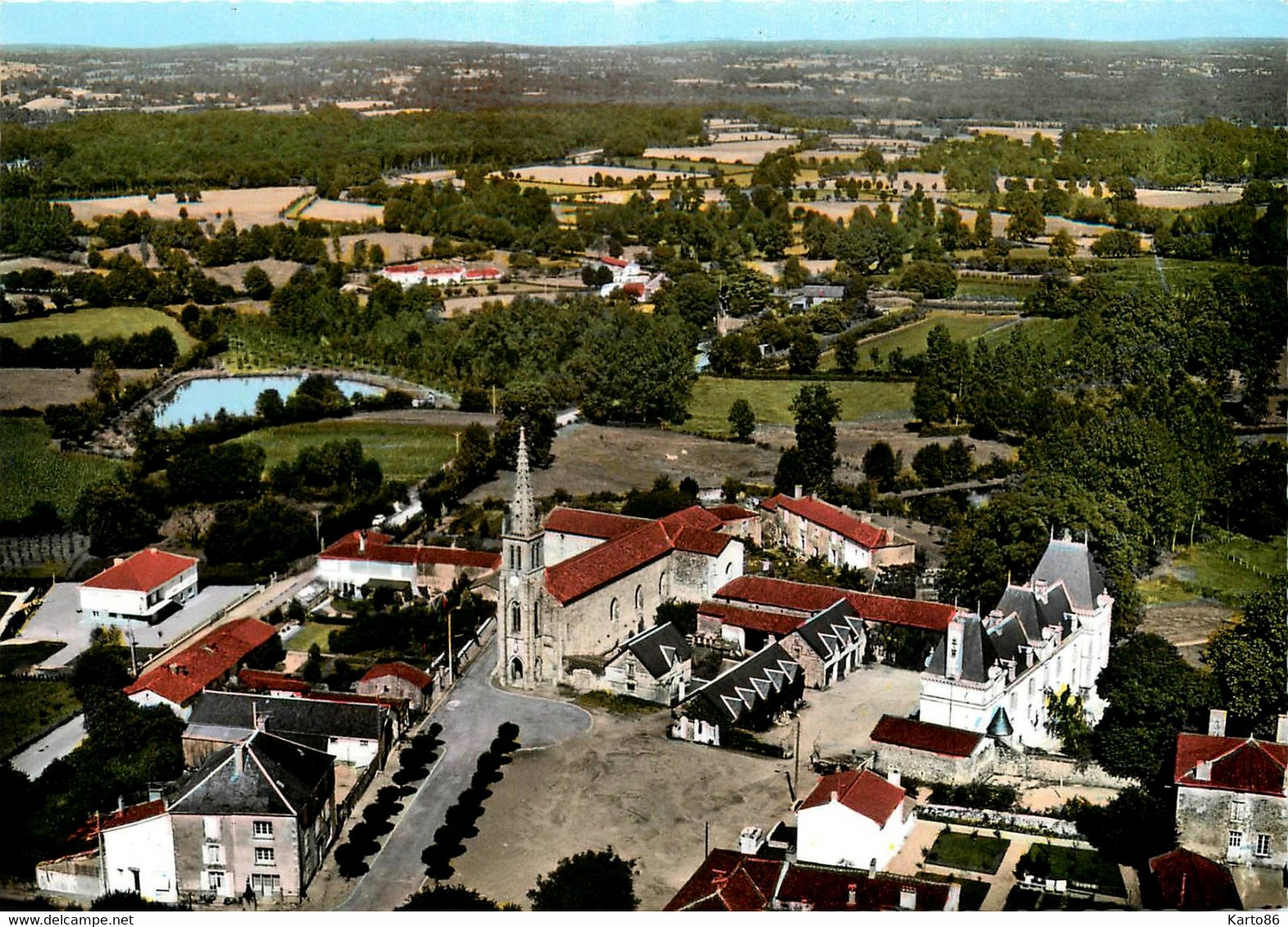 l'absie * vue aérienne du village