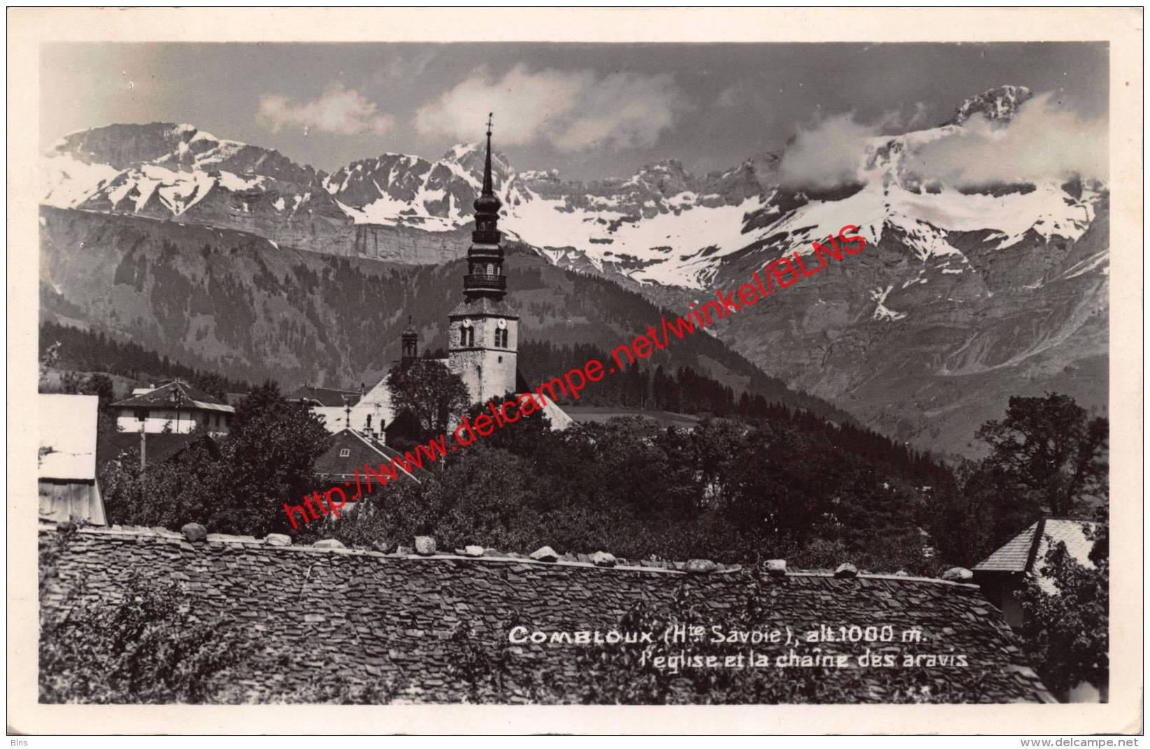 L'Eglise et la chaînedes aravis - Combloux