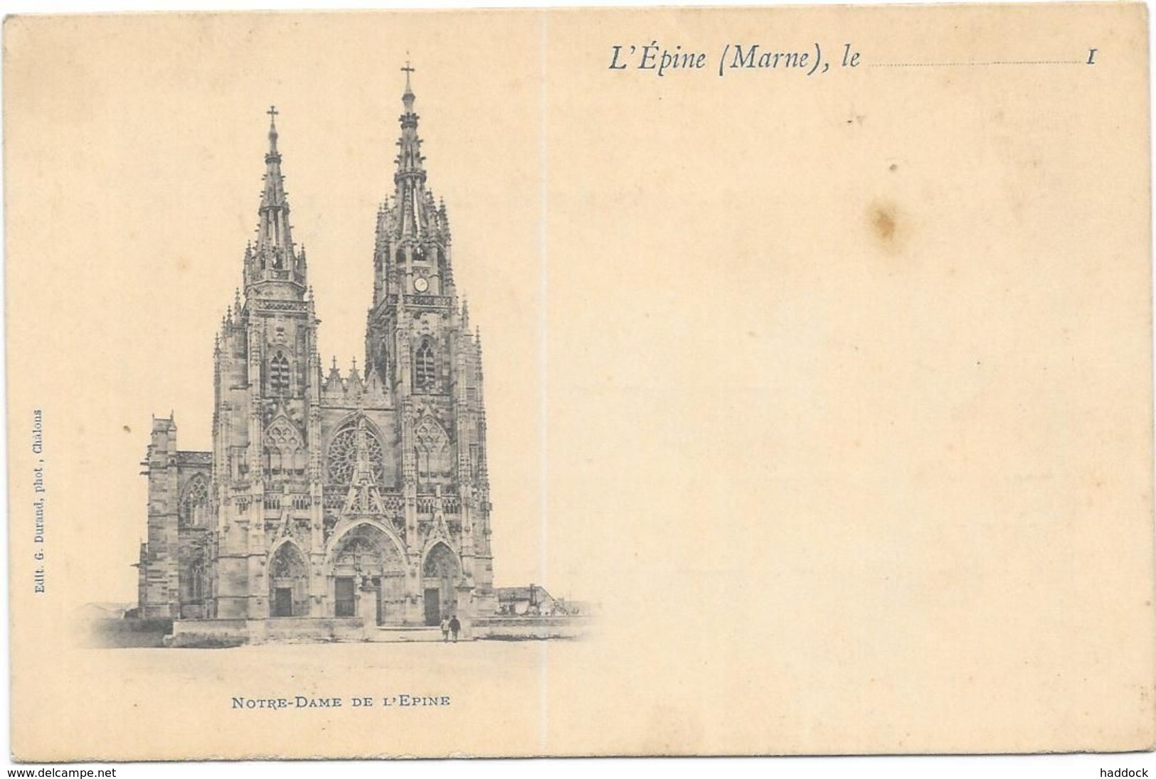 L'EPINE : NOTRE DAME DE L'EPINE