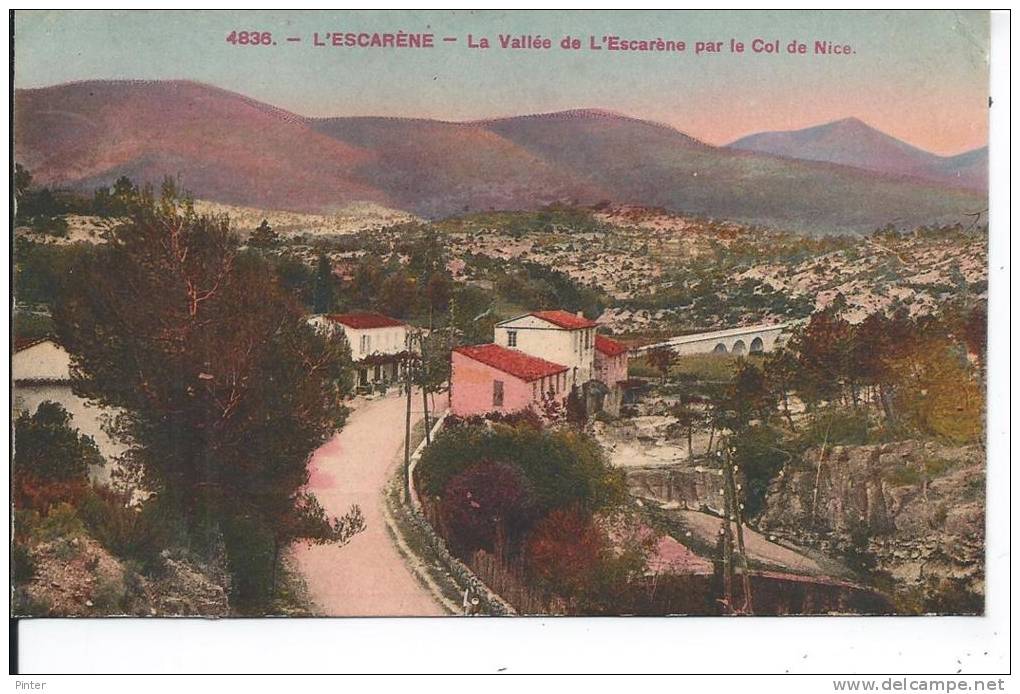 L´ESCARENE - La Vallée par le Col  de Nice