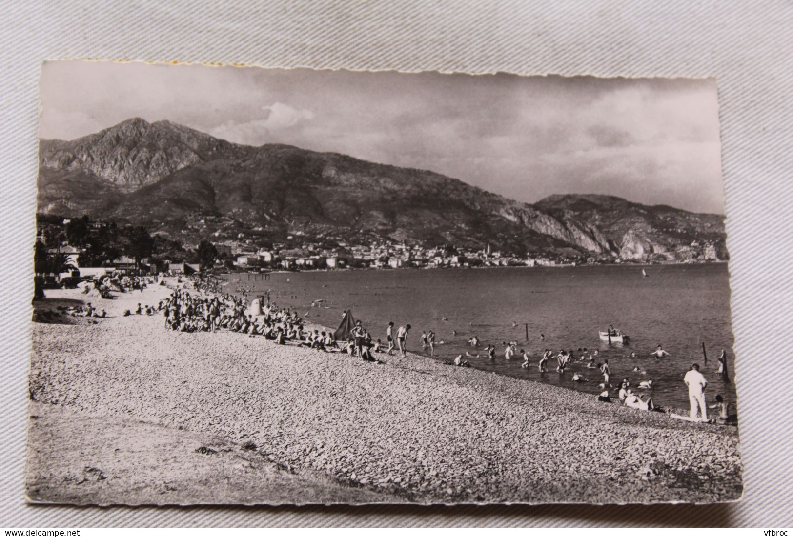 L29, Cpsm, Roquebrune cap Martin, la plage de Carnolès, Alpes Maritimes 06