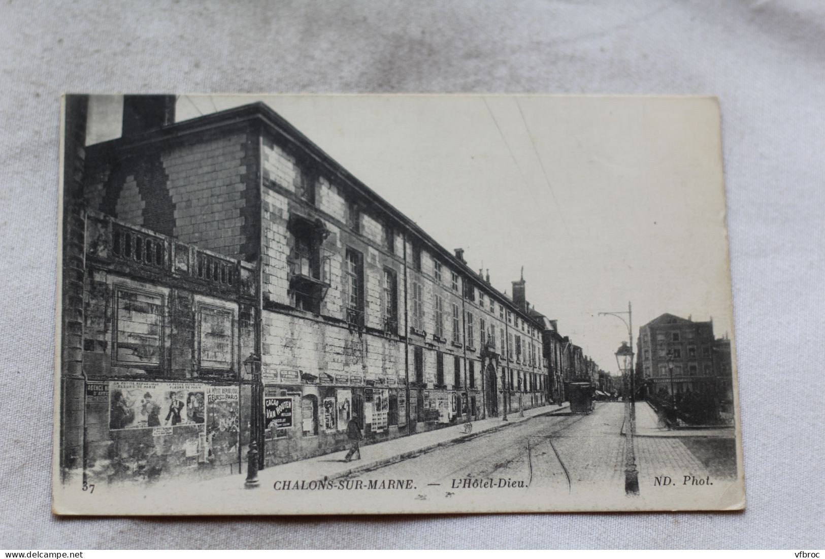 L875, Cpa 1917, Chalons sur Marne, l'hôtel Dieu, Marne 51