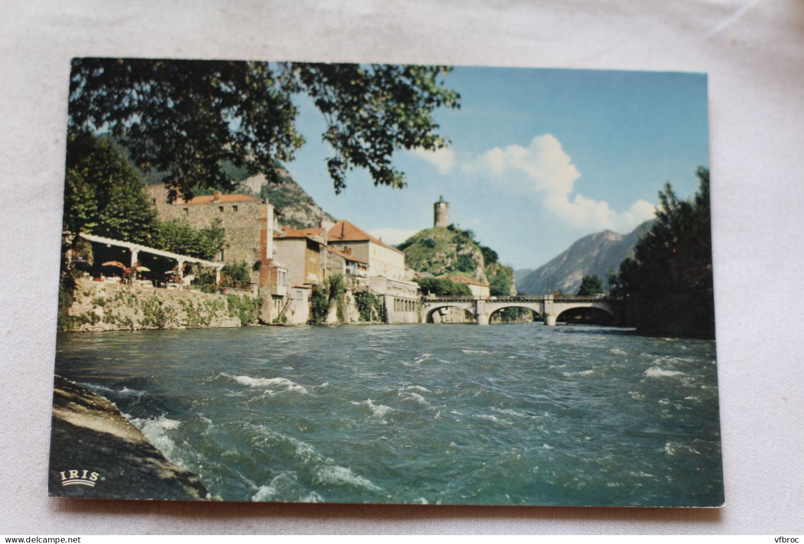 L953, Cpm, Tarascon sur Ariège, la Castella, Ariège 09