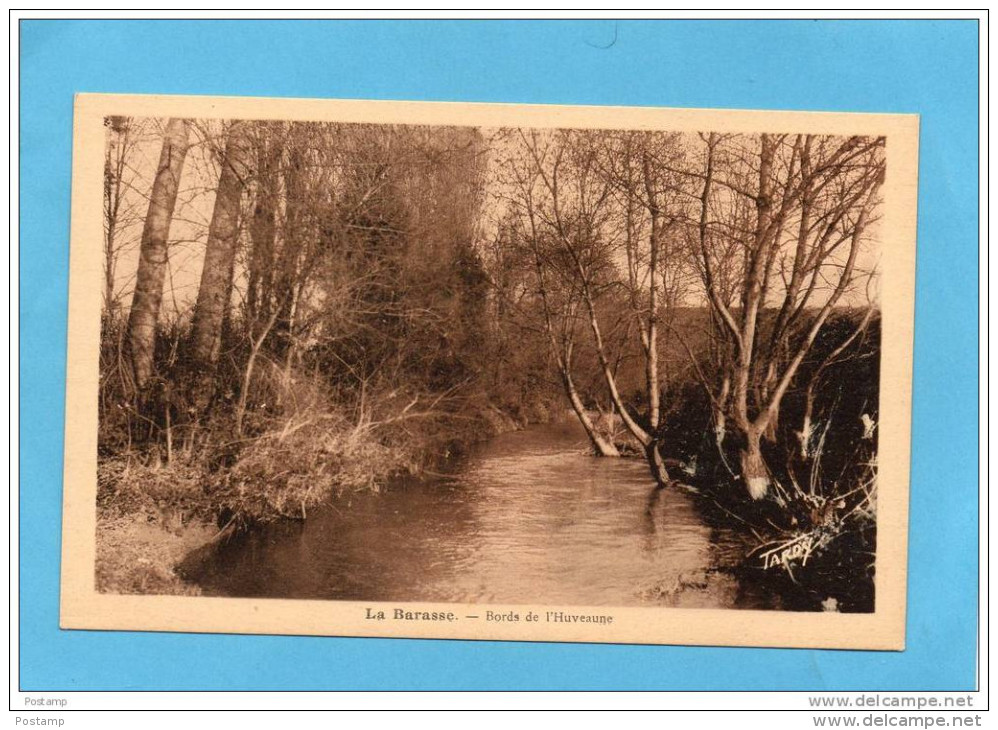 LA BARASSE-Les bords de l'huveaune --années  20 30--édition tardy