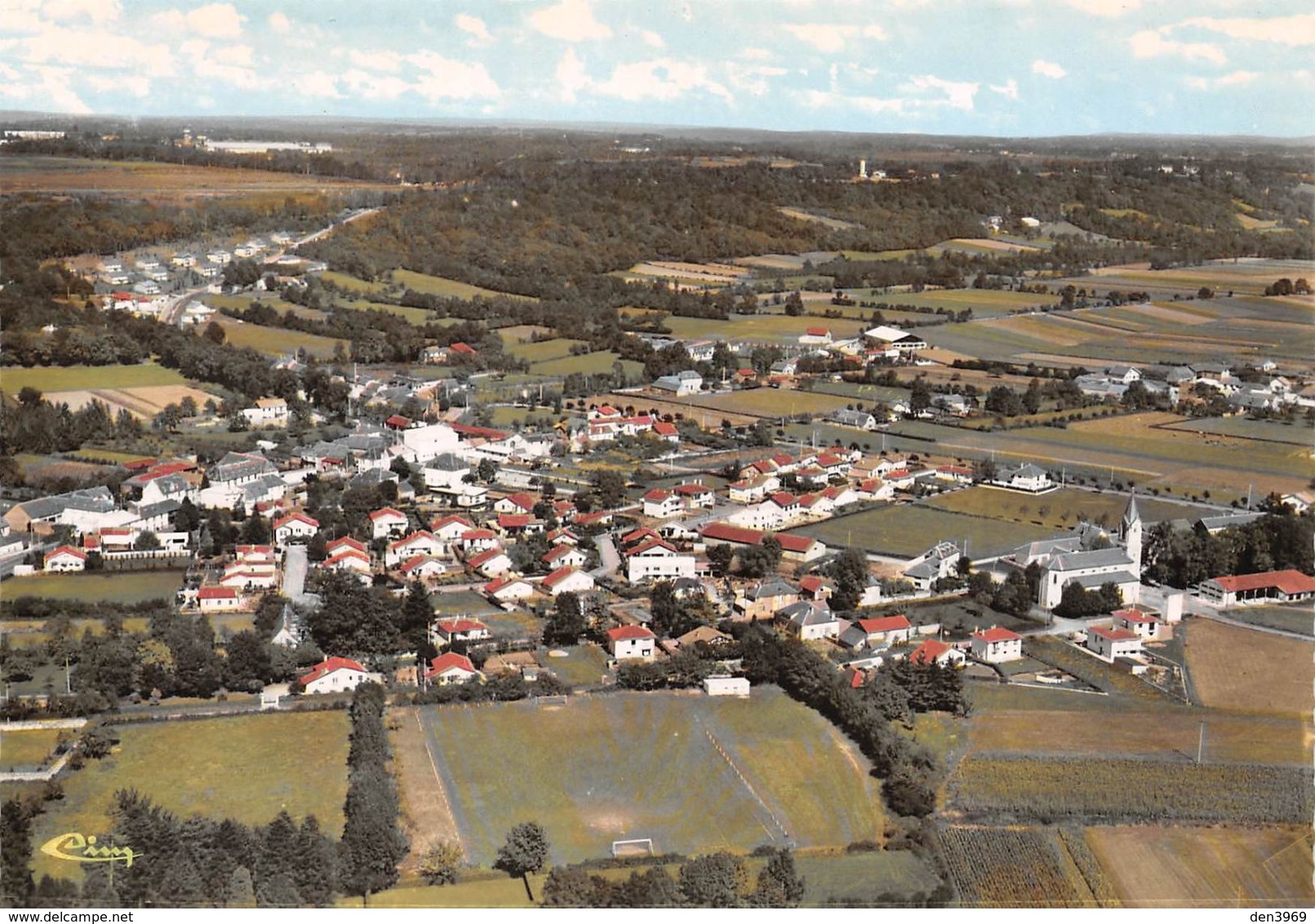 La BARTHE-de-NESTE - Vue générale aérienne