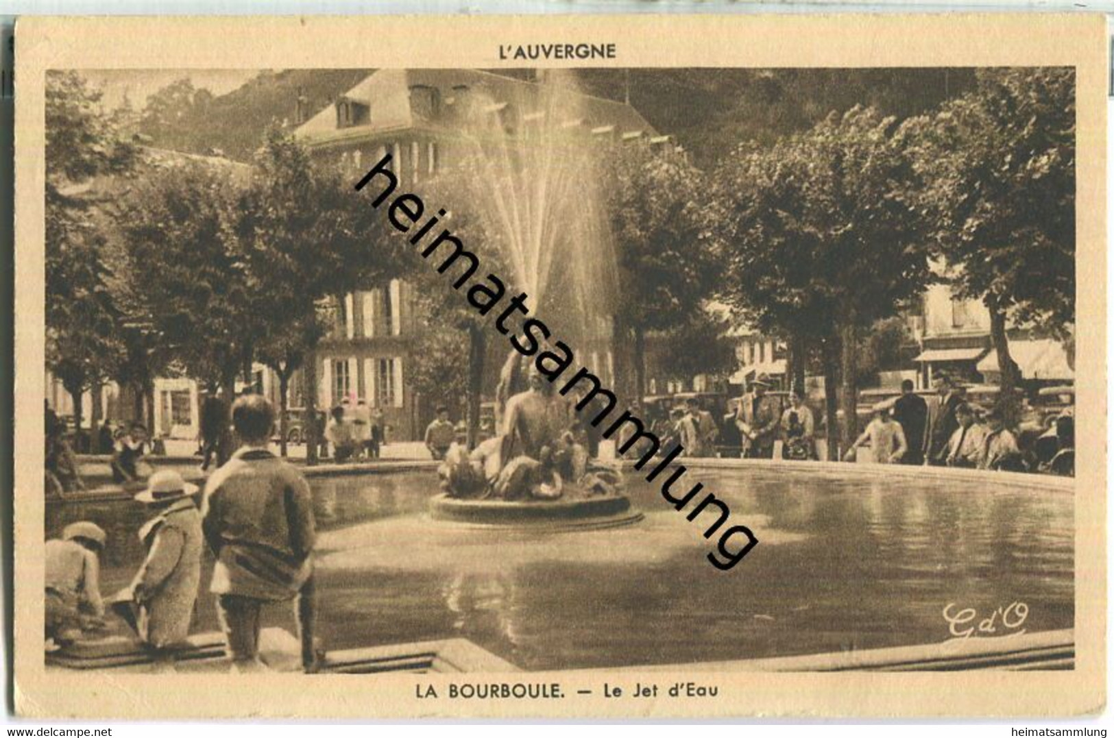 La Bourboule - Le Jet d'Eau