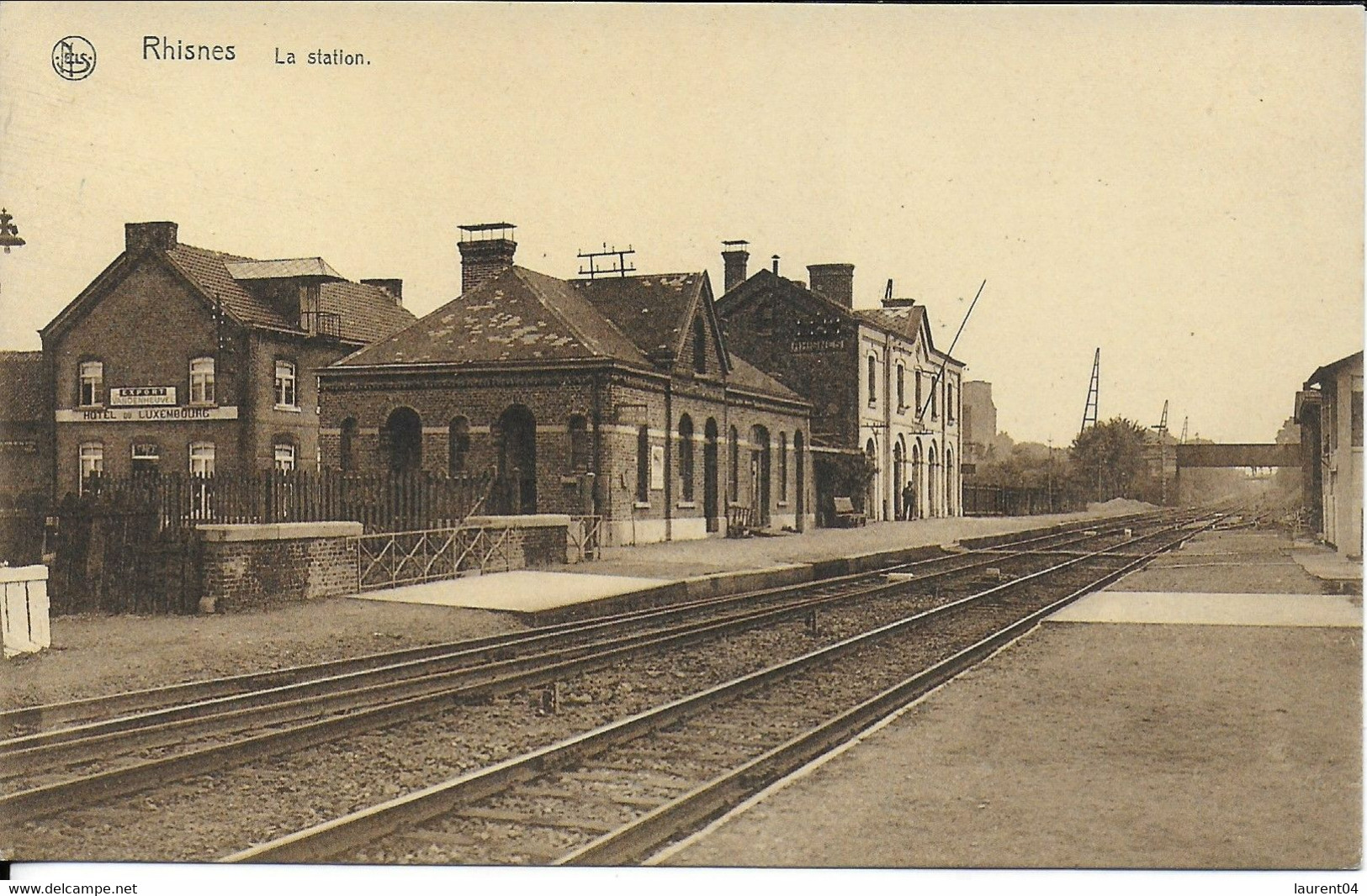 LA BRUYERE.RHISNES.  LA GARE