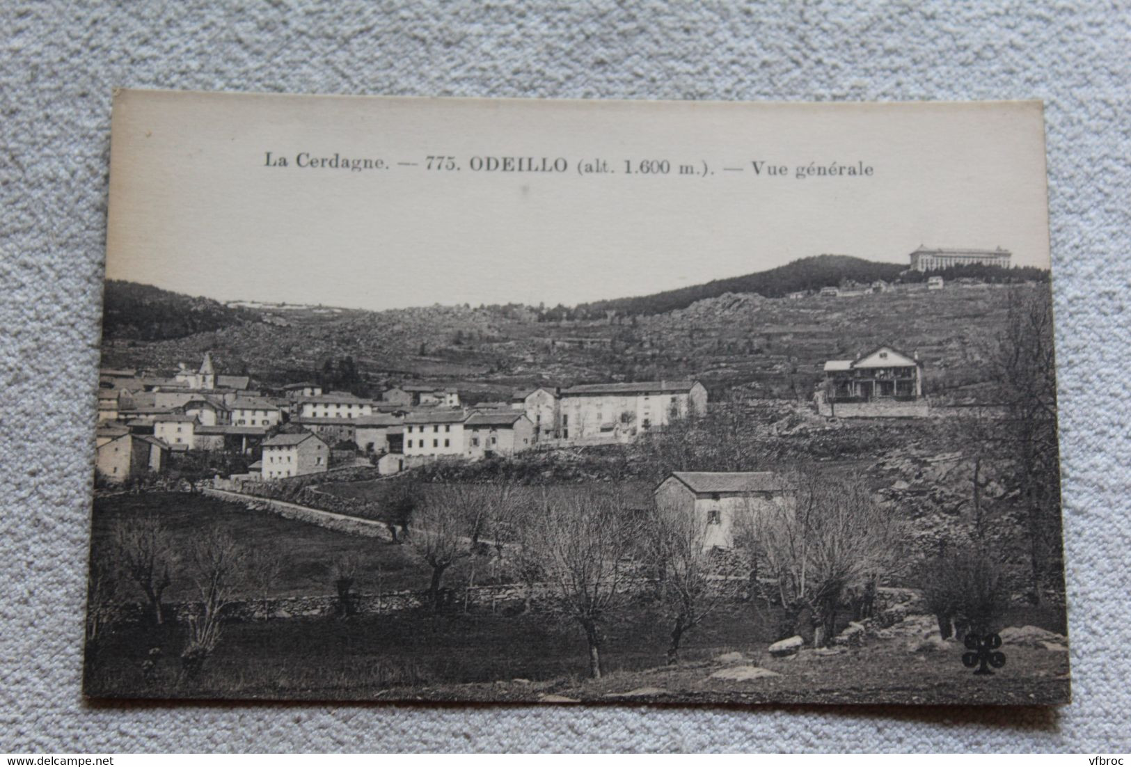 la Cerdagne, Odeillo, vue générale, Pyrénées orientales 66