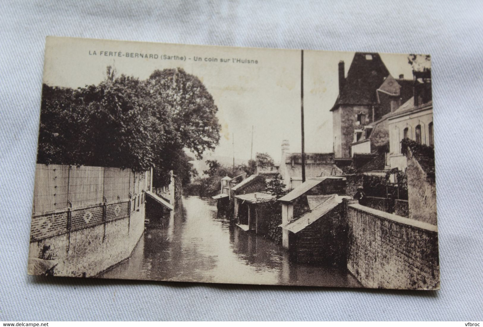 la Ferté Bernard, un coin sur l'Huisne, Sarthe 72