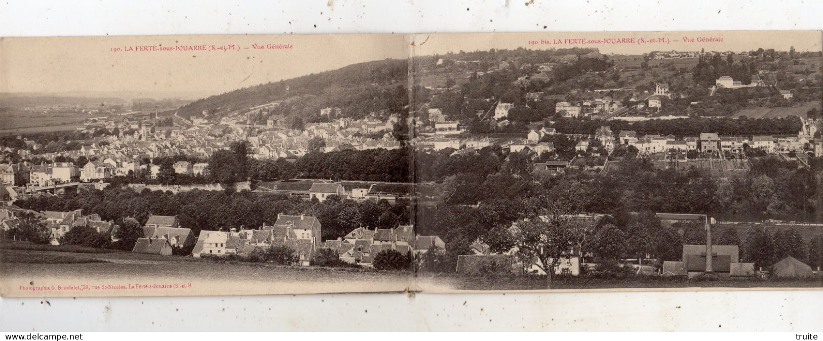 LA FERTE-SOUS-JOUARRE ( VUE PANORAMIQUE )