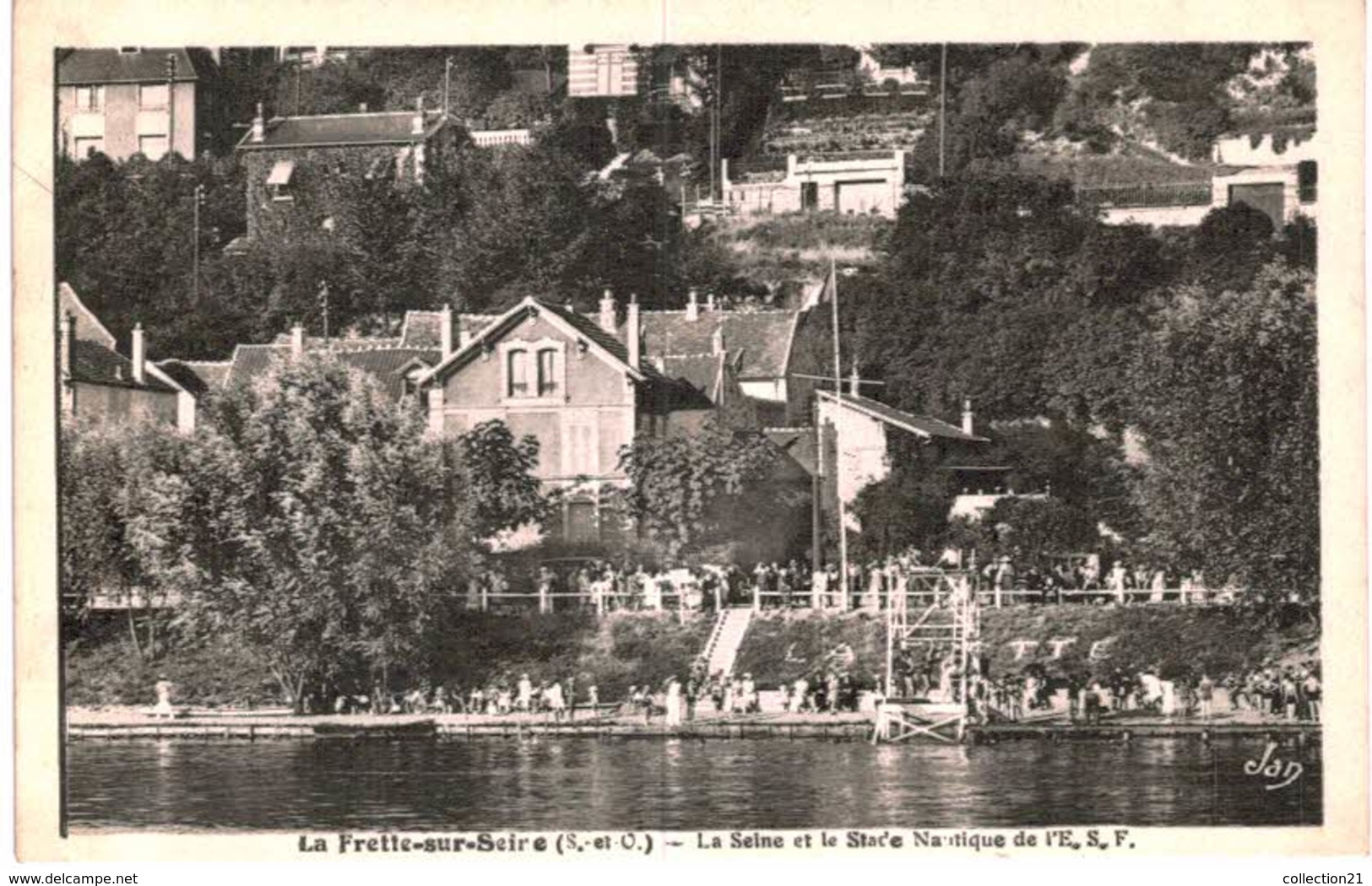 LA FRETTE SUR SEINE .... LA SEINE ET LE STADE NAUTIQUE