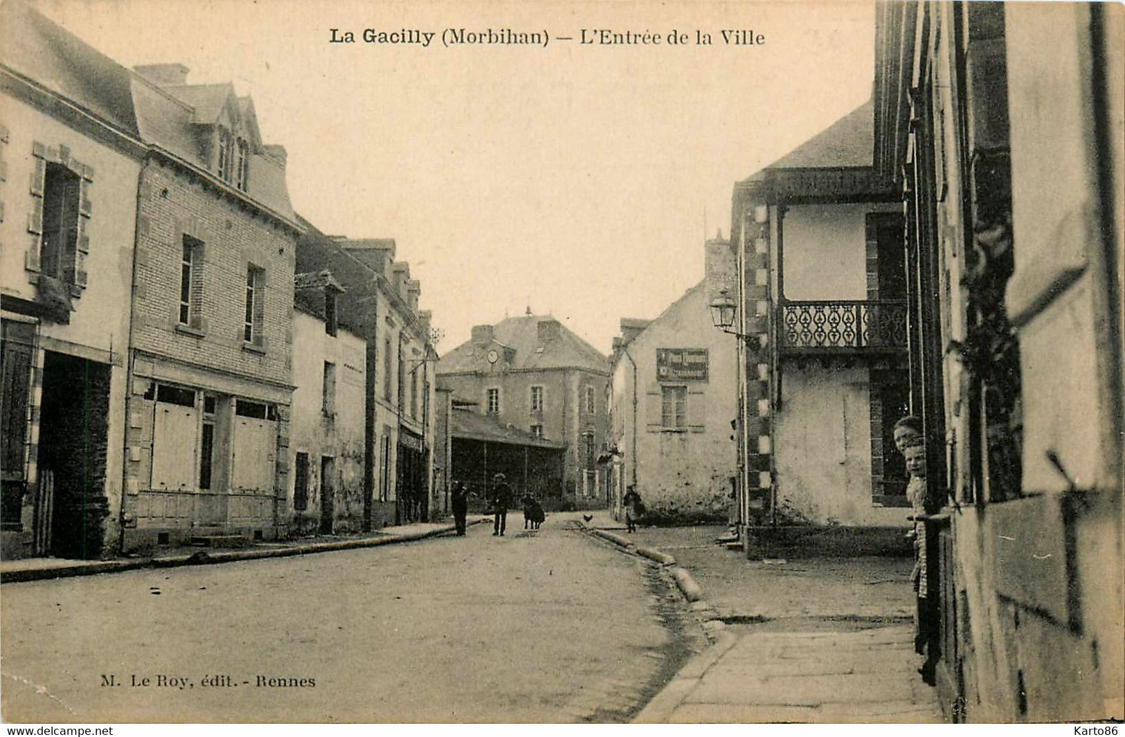 la gacilly * route entrée de la ville