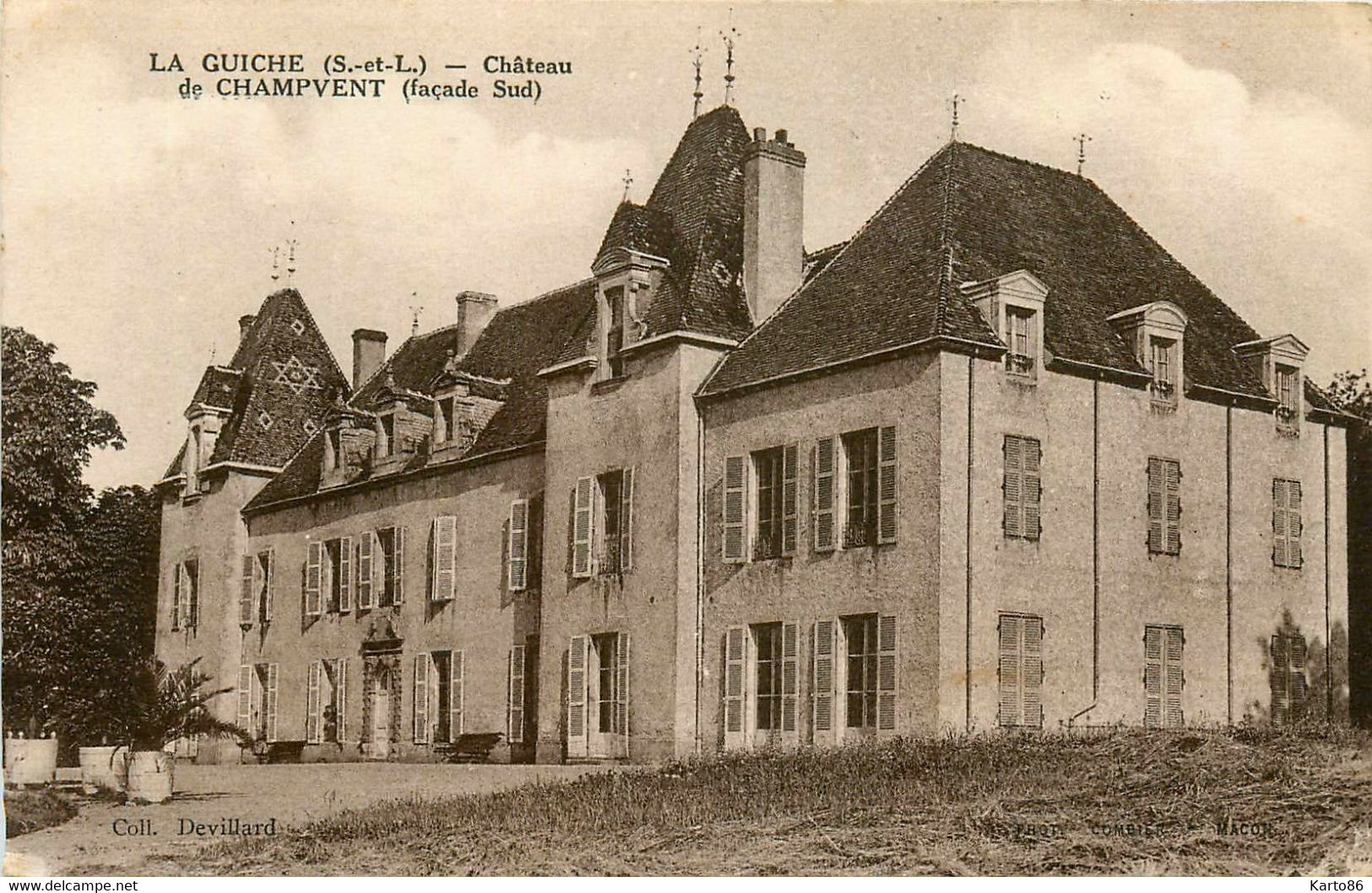 la guiche * château de champvent * façade sud