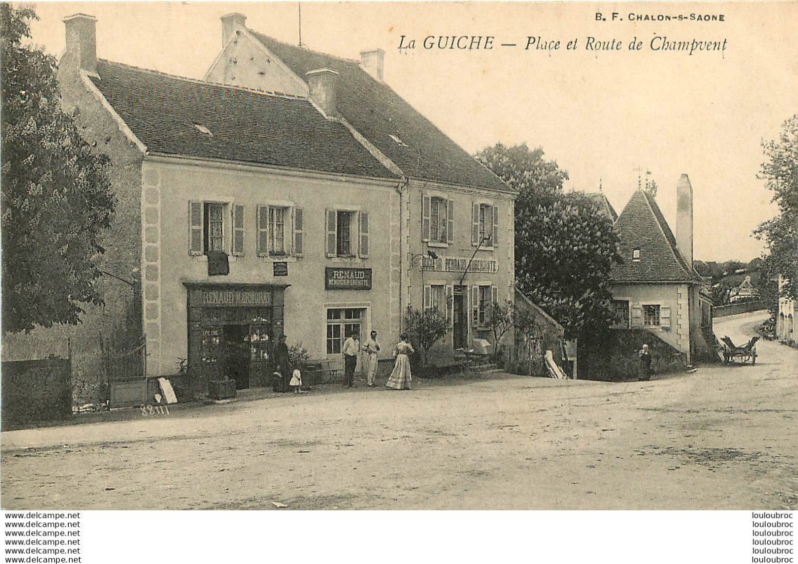 LA GUICHE PLACE ET ROUTE DE CHAMPVENT