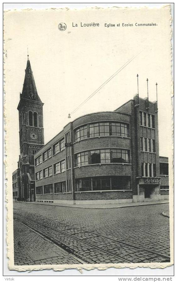 La Louvière :  Eglise et ecoles communales