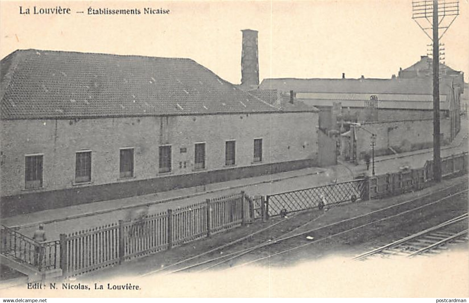 LA LOUVIÈRE (Hainaut) Etablissements Nicaise