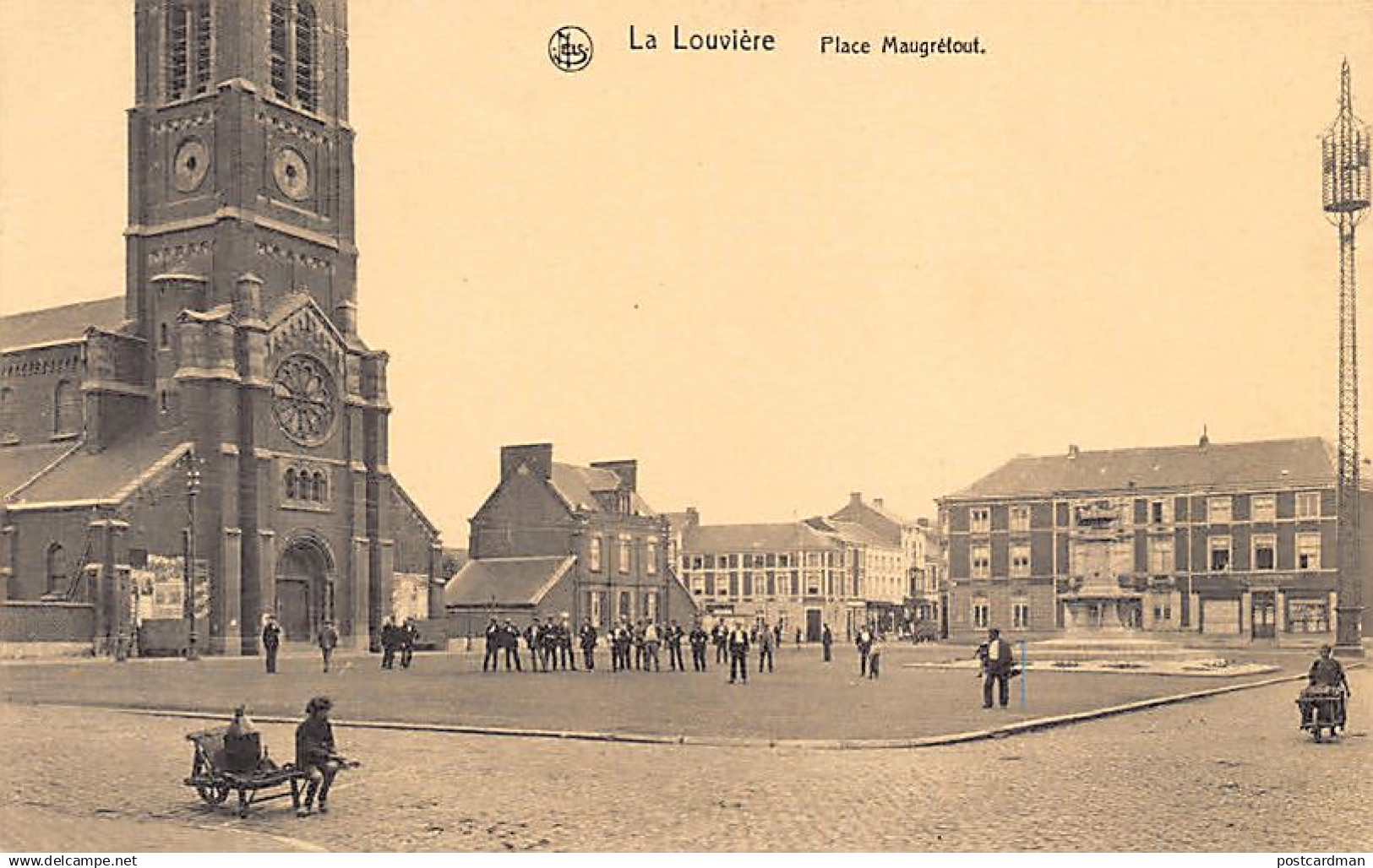 LA LOUVIÈRE (Hainaut) Place Maugrétout