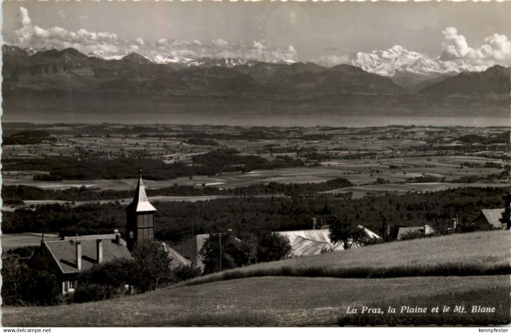 La Praz, la Plaine et le Mt. Blane