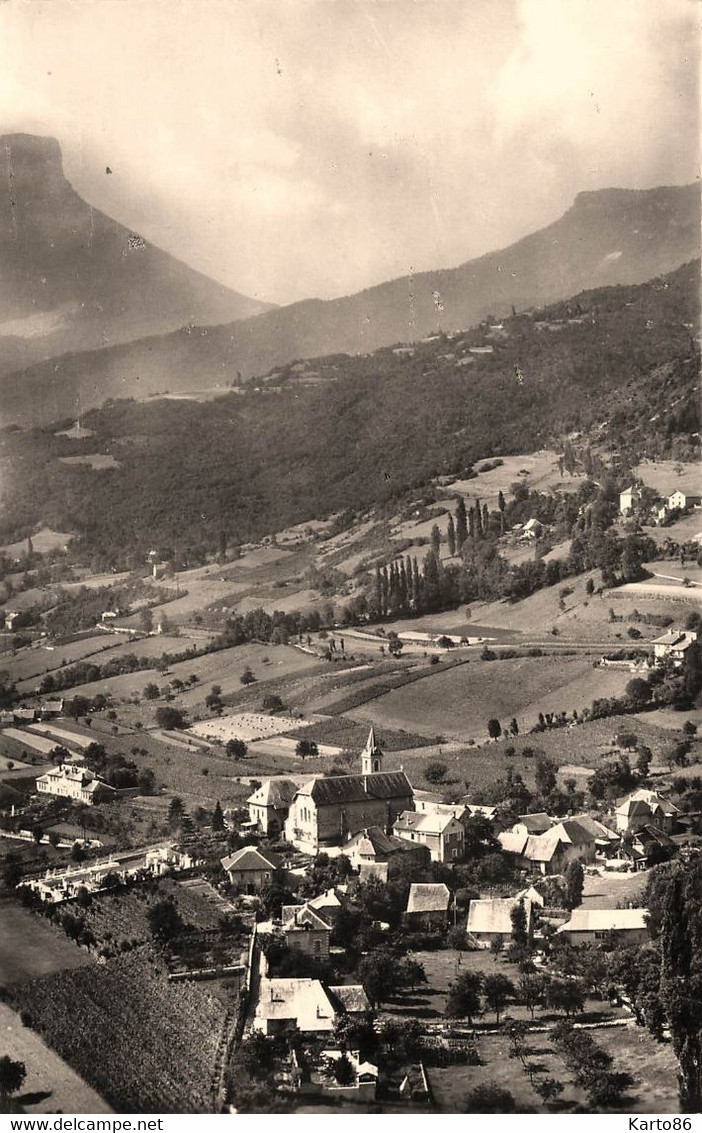 la ravoire * vue générale aérienne sur le village