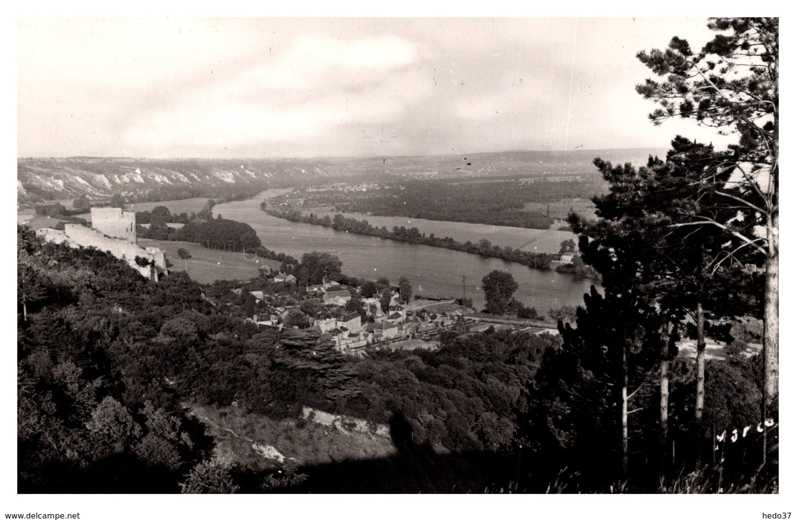 La Roche Guyon - Vue vers Vetheuil