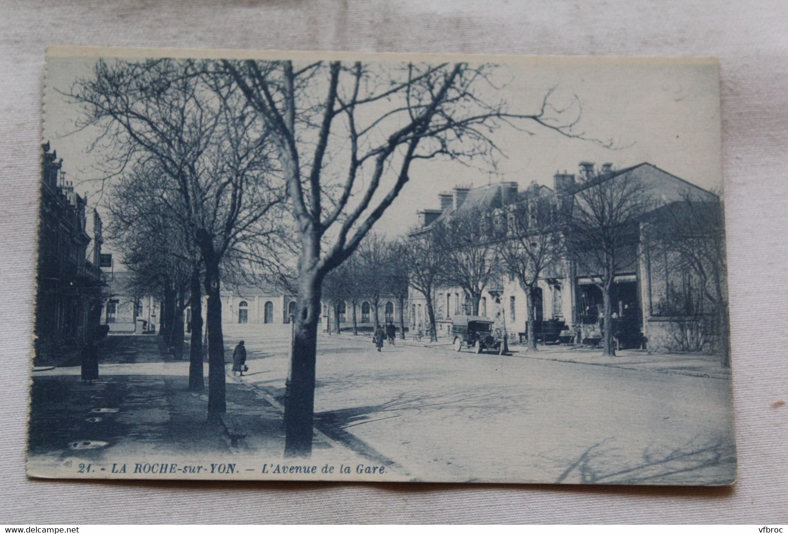 la Roche sur Yon, l'avenue de la gare, Vendée 85