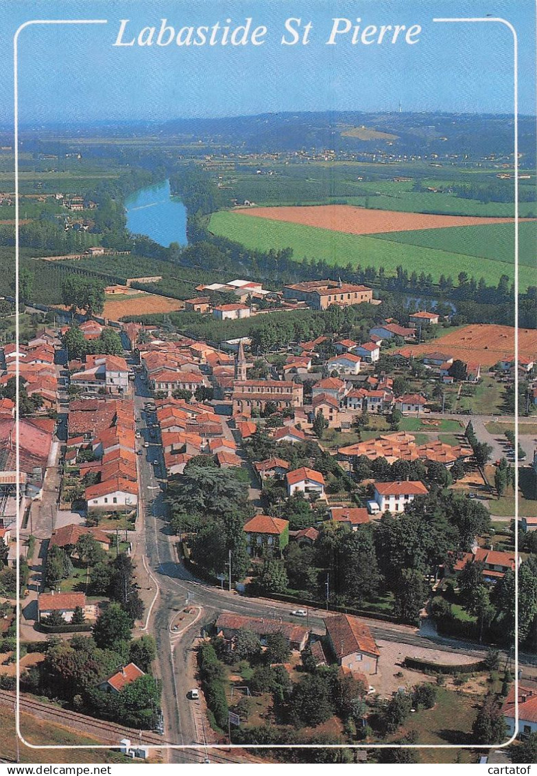 LABASTIDE SAINT PIERRE . Vue aérienne