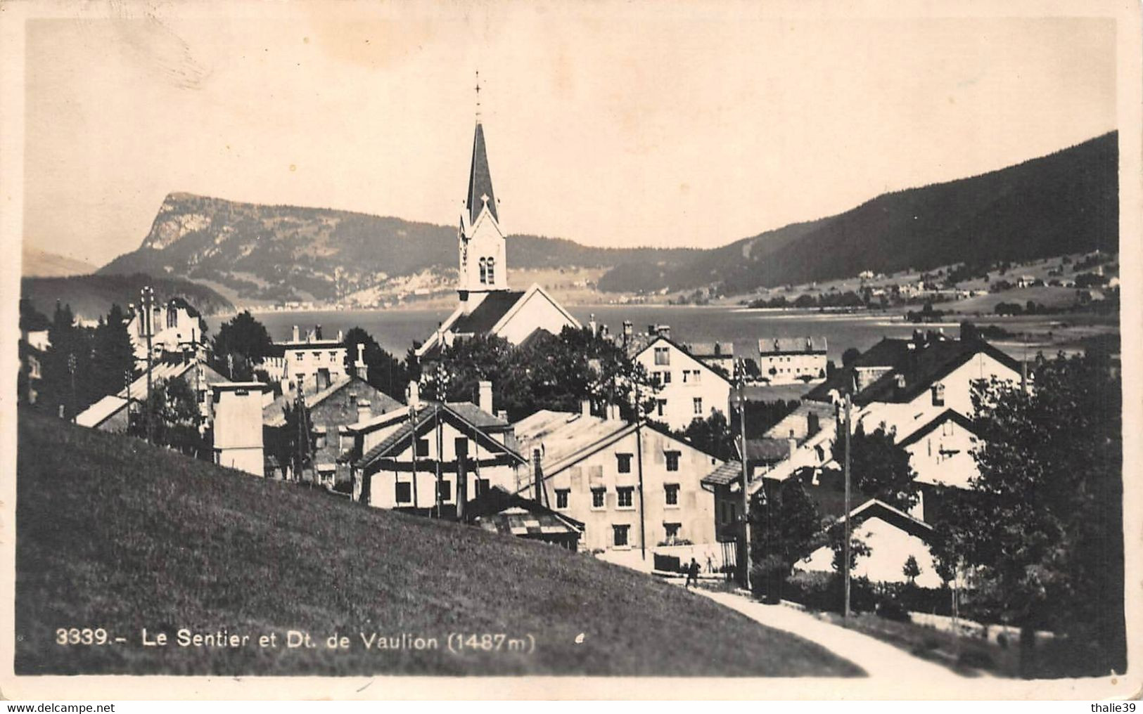 Lac de Joux le Chenit le Sentier