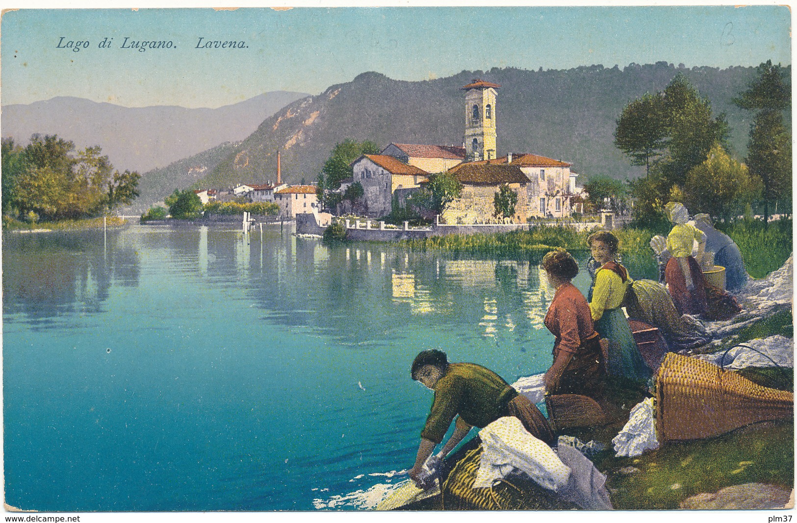 Lago de LUGANO ,TI - Lavena, Lavandières