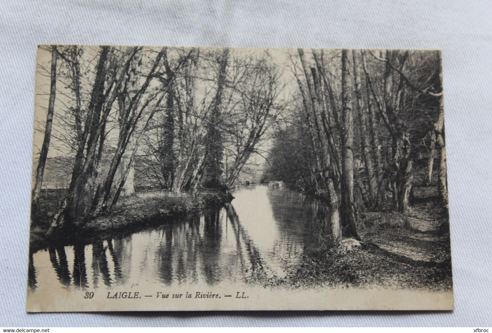 Laigle, l'Aigle, vue sur la rivière, Orne 61