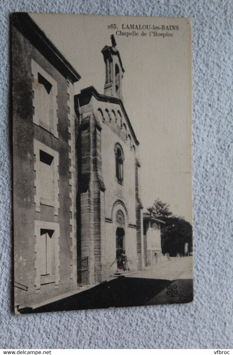 Lamalou les bains, chapelle de l'hospice, Hérault 34