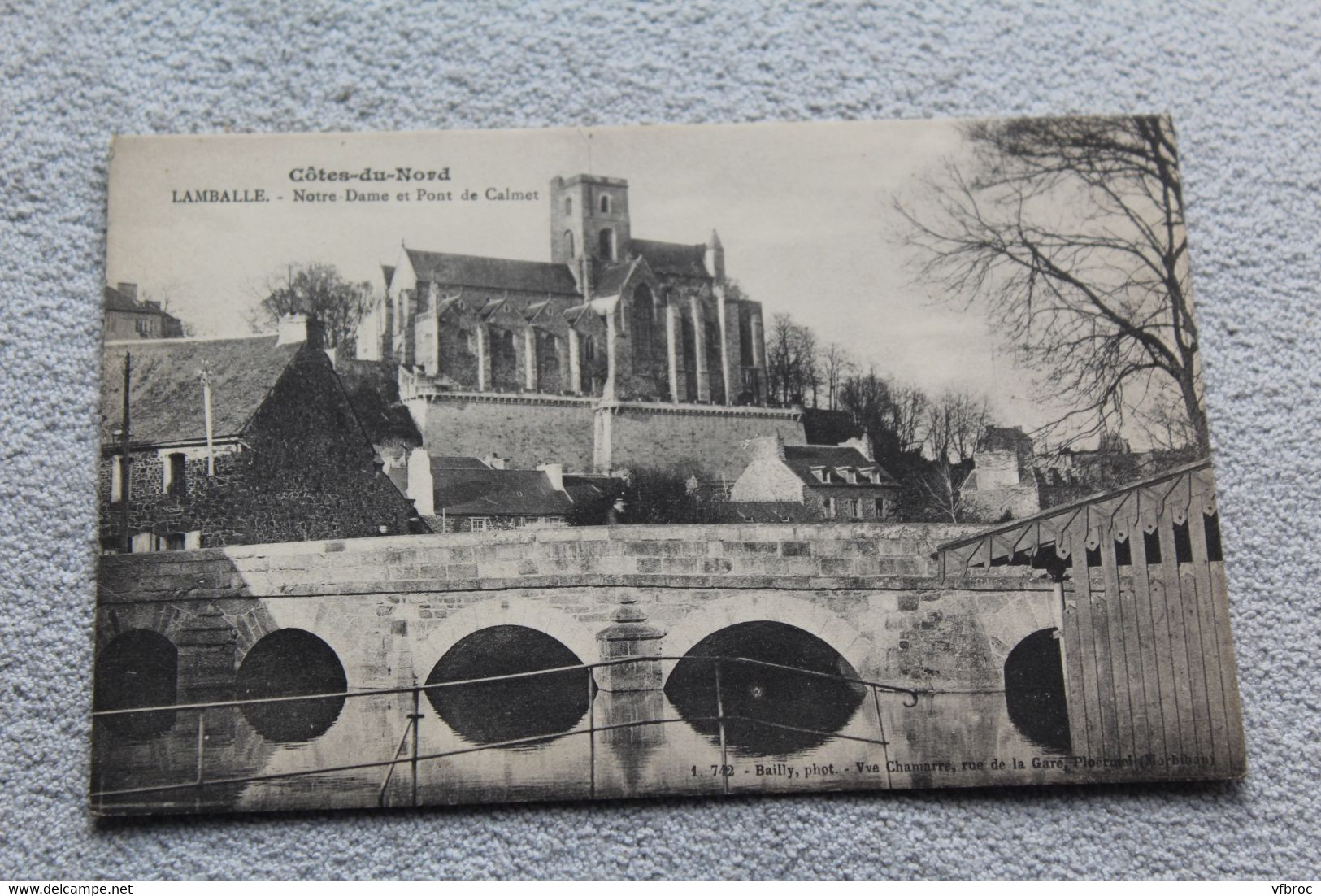 Lamballe, notre Dame et pont de Calmet, cotes d'Armor