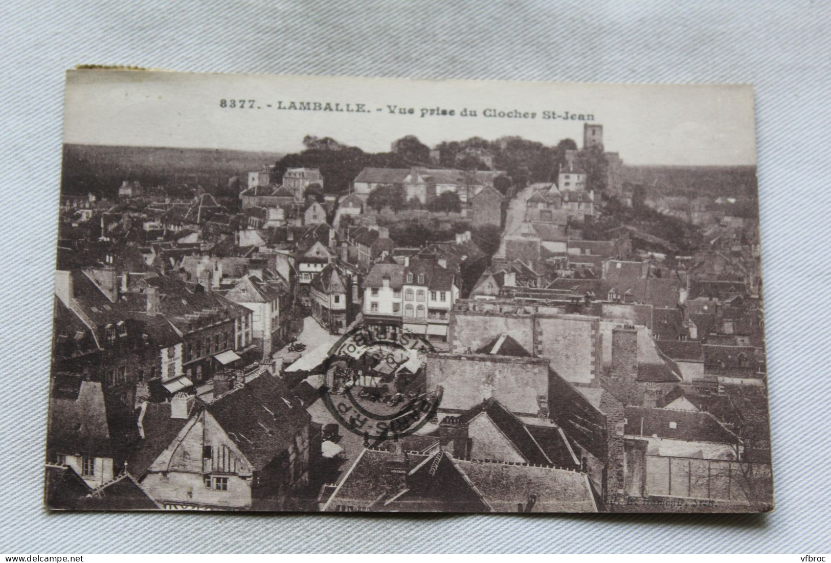 Lamballe, vue prise du clocher saint Jean, Cotes d'Armor 22