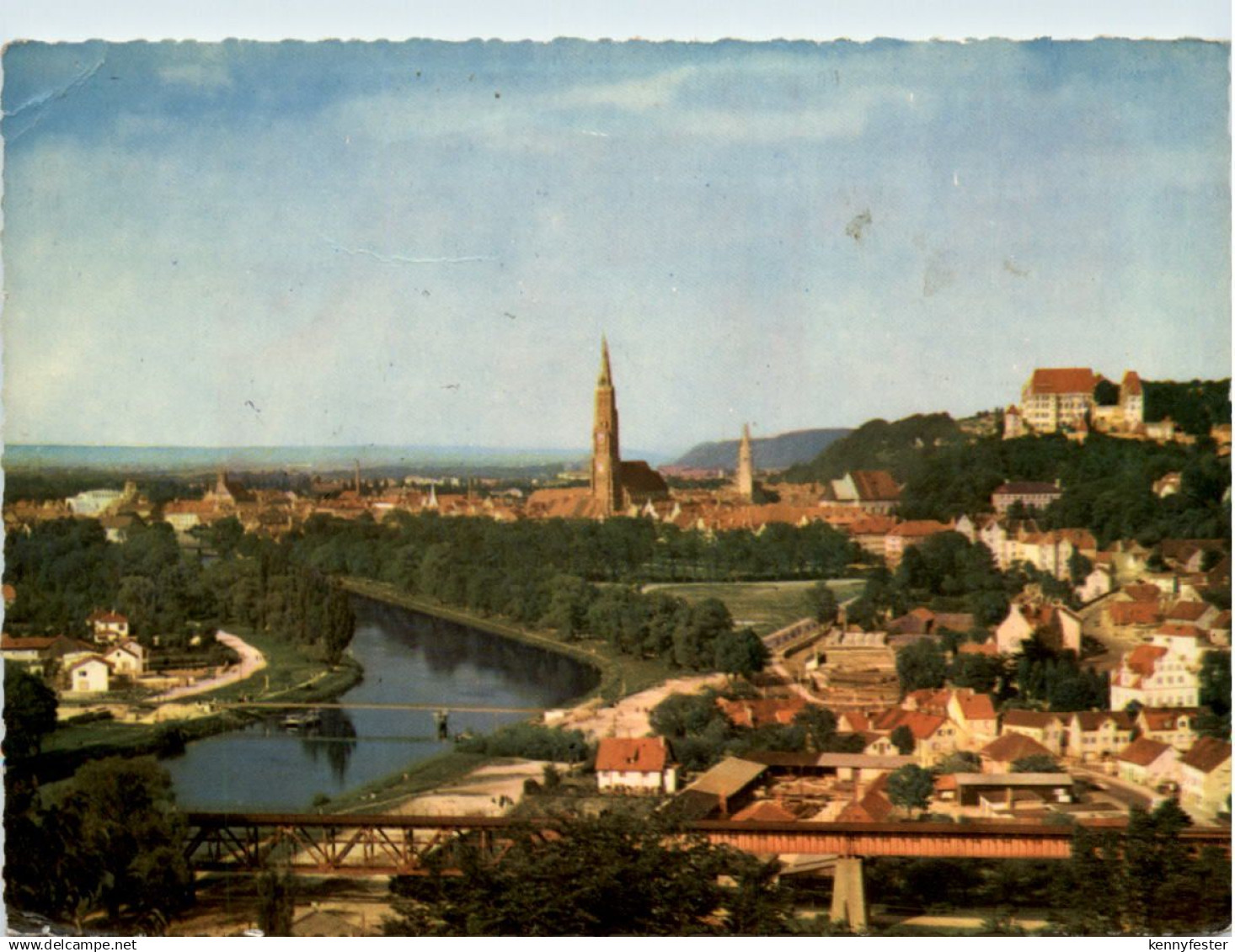 Landshut, Blick vom Klausenberg auf Landshut