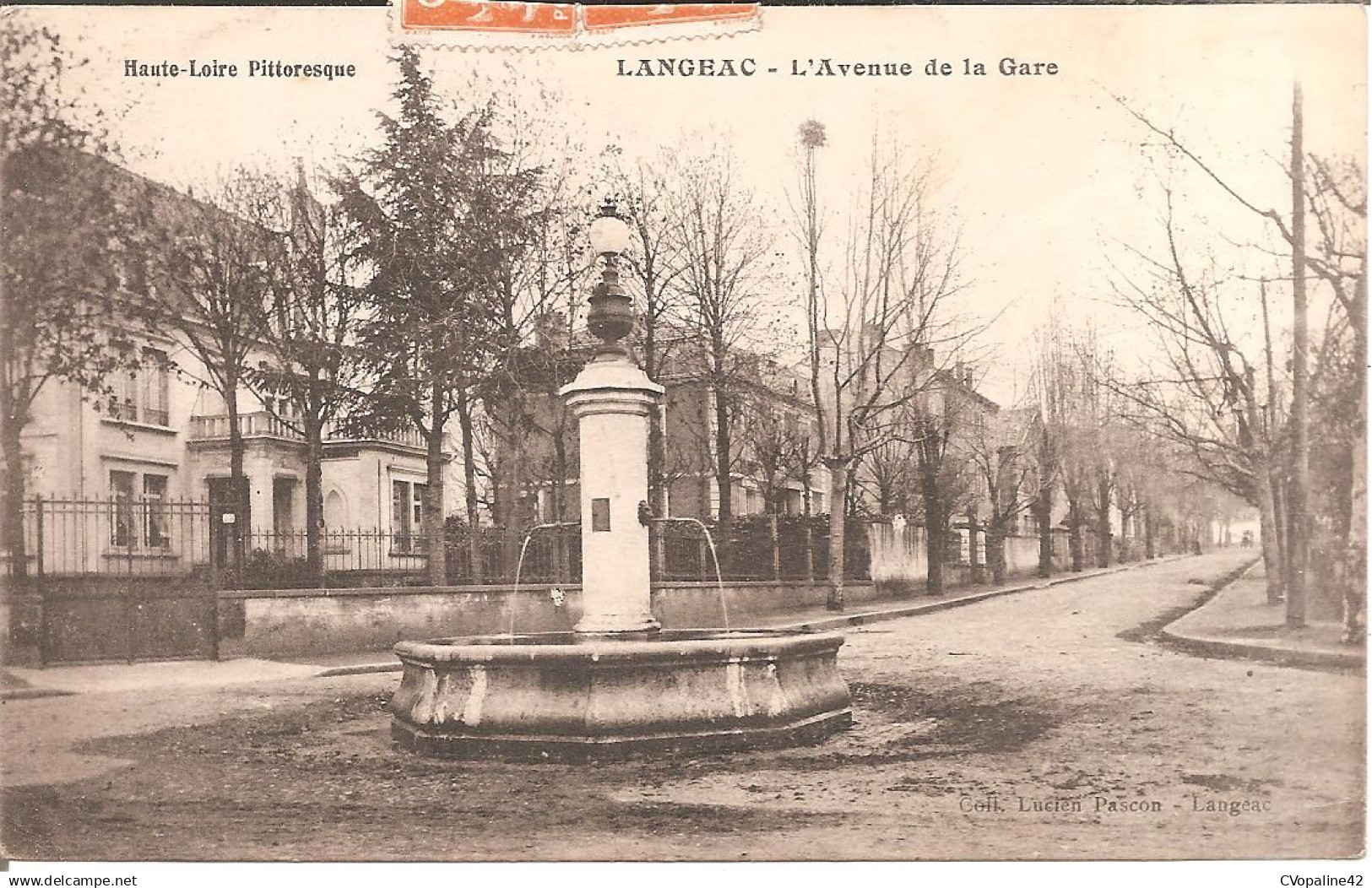 LANGEAC (43) L'Avenue de la Gare