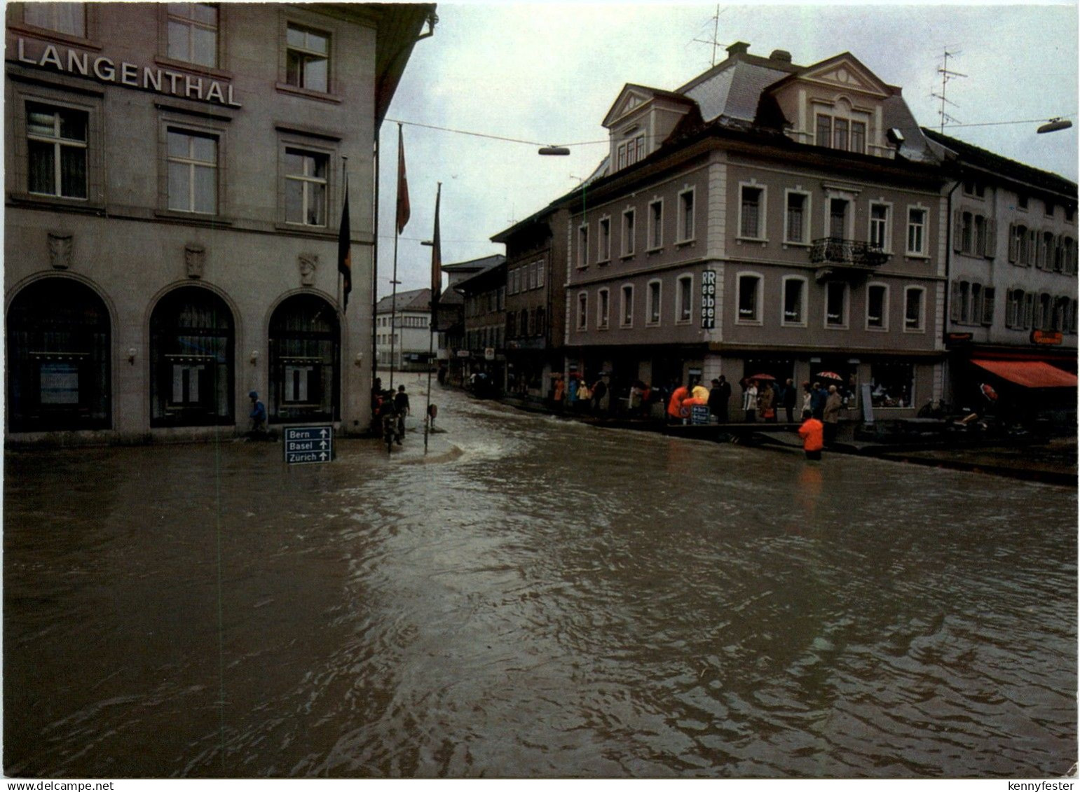 Langenthal - Hochwasser 1973