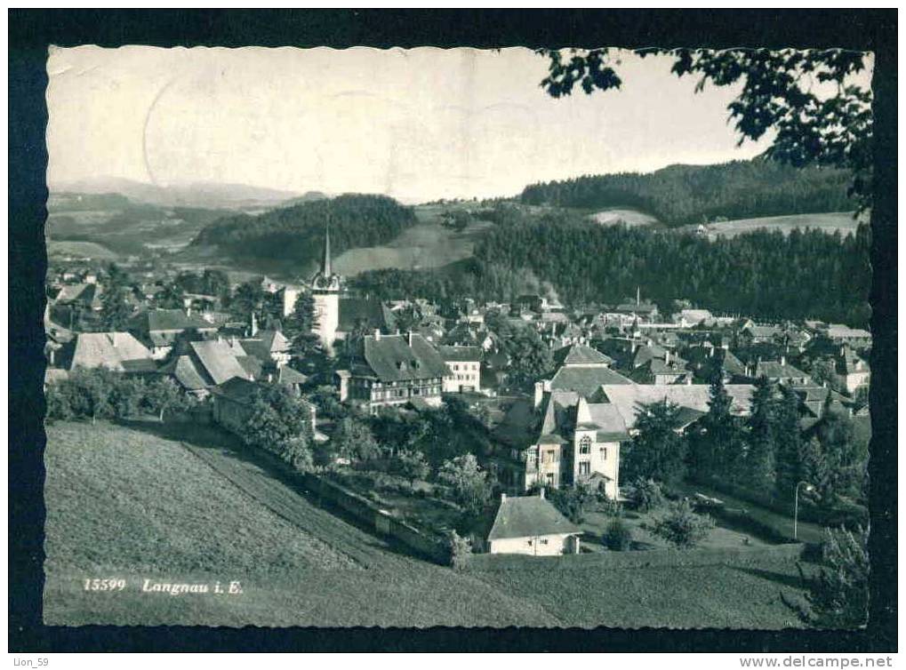 LANGNAU im EMMENTAL -  Suisse Switzerland Schweiz Svizzera TO SOFIA Bulgarien Bulgarie # 15599 RUD. SUTER pc 52065