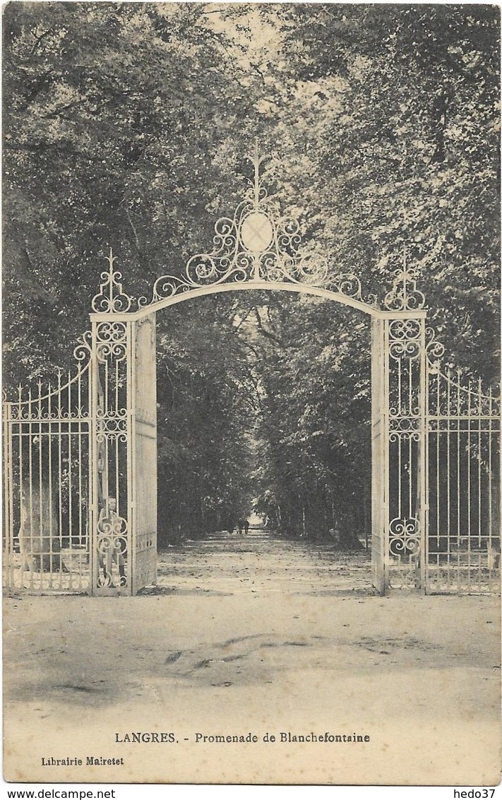 Langres - Promenade de Blanchefontaine