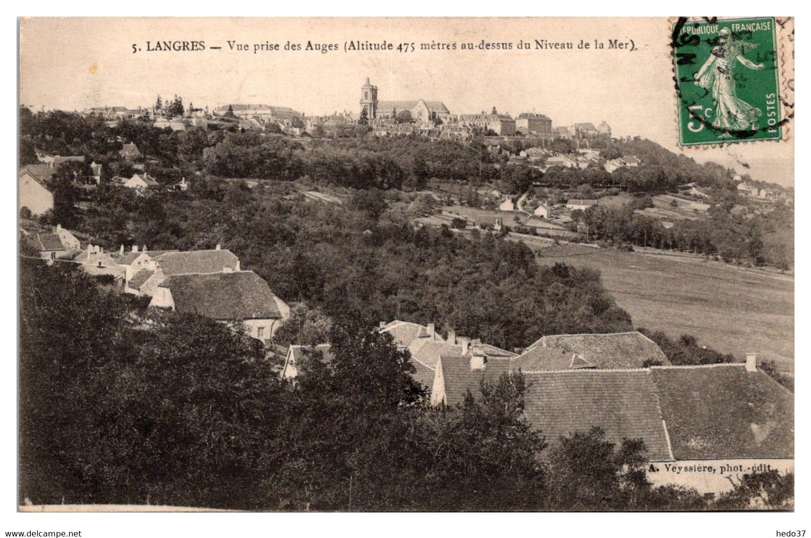 Langres - Vue prise des Auges