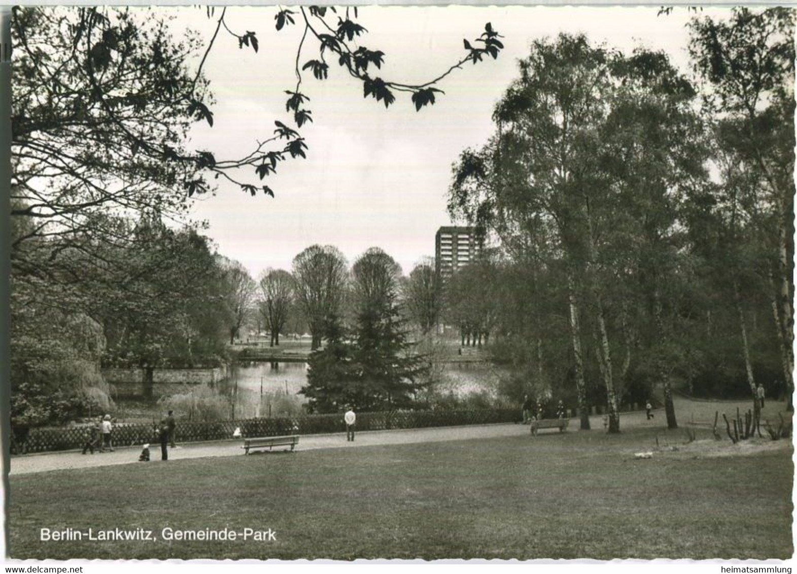 Lankwitz - Gemeinde-Park - Foto-Ansichtskarte - Verlag Kl.-P. Heyn Berlin