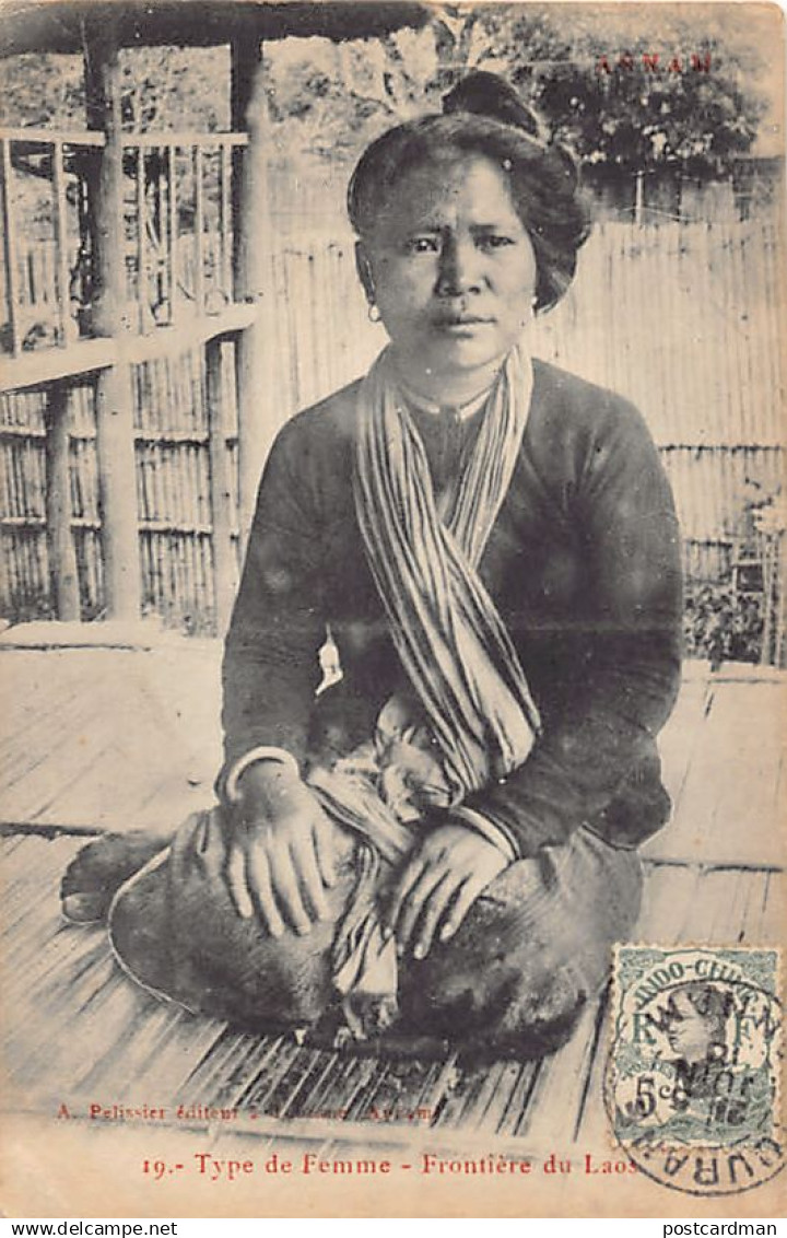 Laos - Type de femme à la frontière du Laos - Ed. A. Pélissier 19