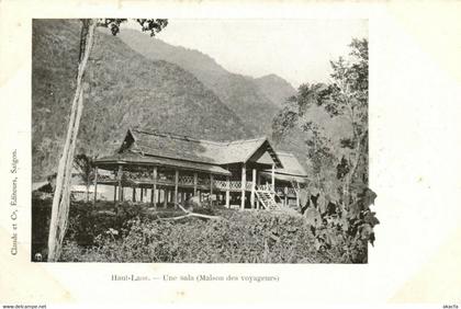 PC CPA LAOS, INDOCHINA, HAUT LAOS, UNE SALA, (b23464)