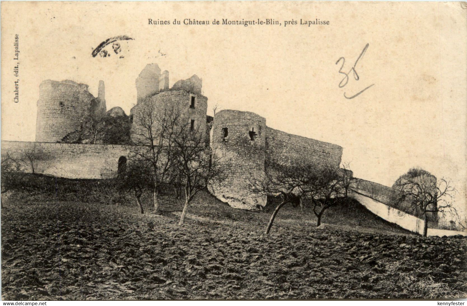 Lapalisse, Ruines du Chateau de Montaigut-le-Blin