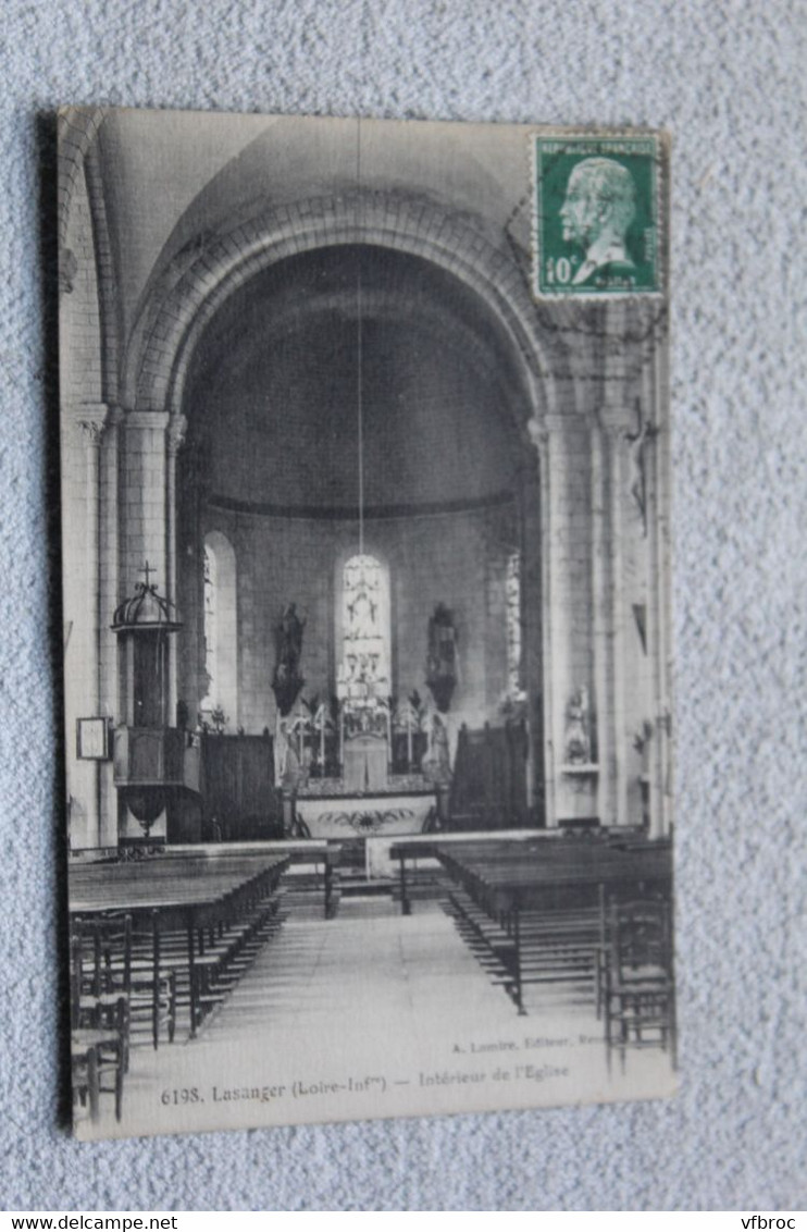 Lasanger, intérieur de l'église, Loire atlantique 44