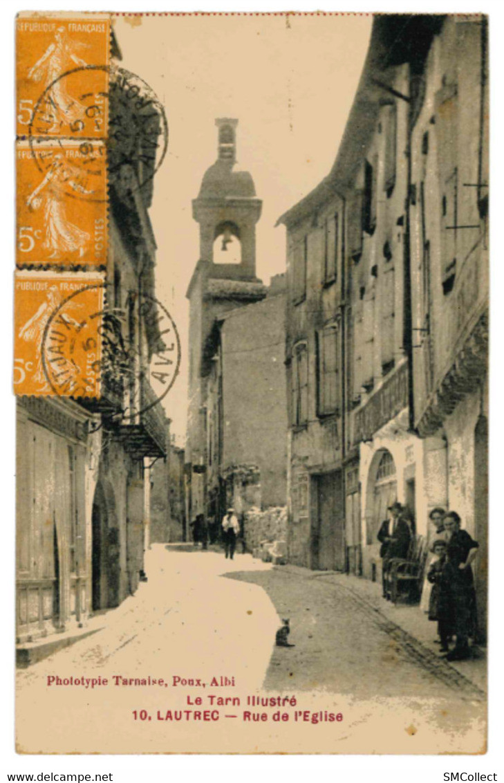 Lautrec, rue de l'église (A7p66)