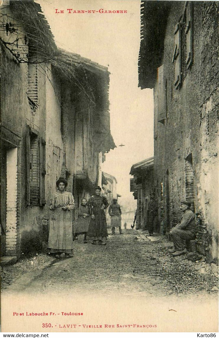 lavit de lomagne * la vieille rue st françois * villageois