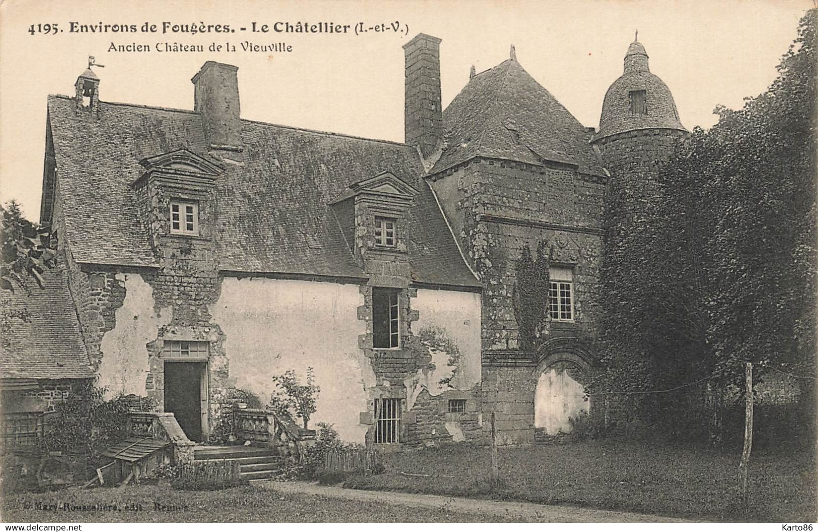 le châtellier * vue sur l'ancien château de la vieuville