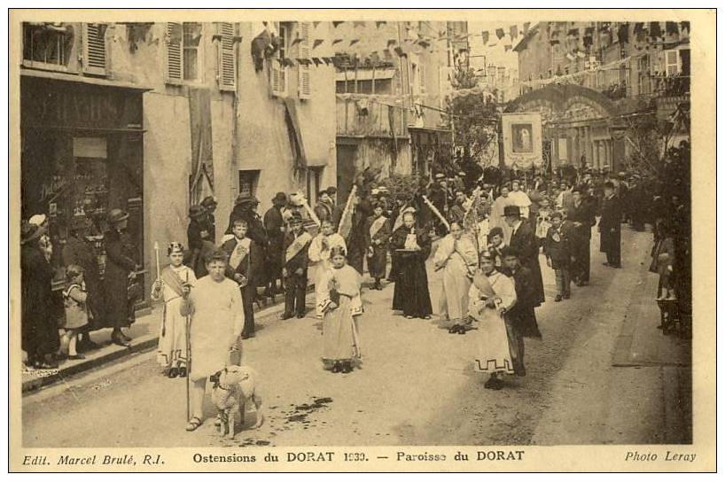 LE DORAT 87 - Ostensions du Dorat 1939 - Paroisse du DORAT - RELIGION