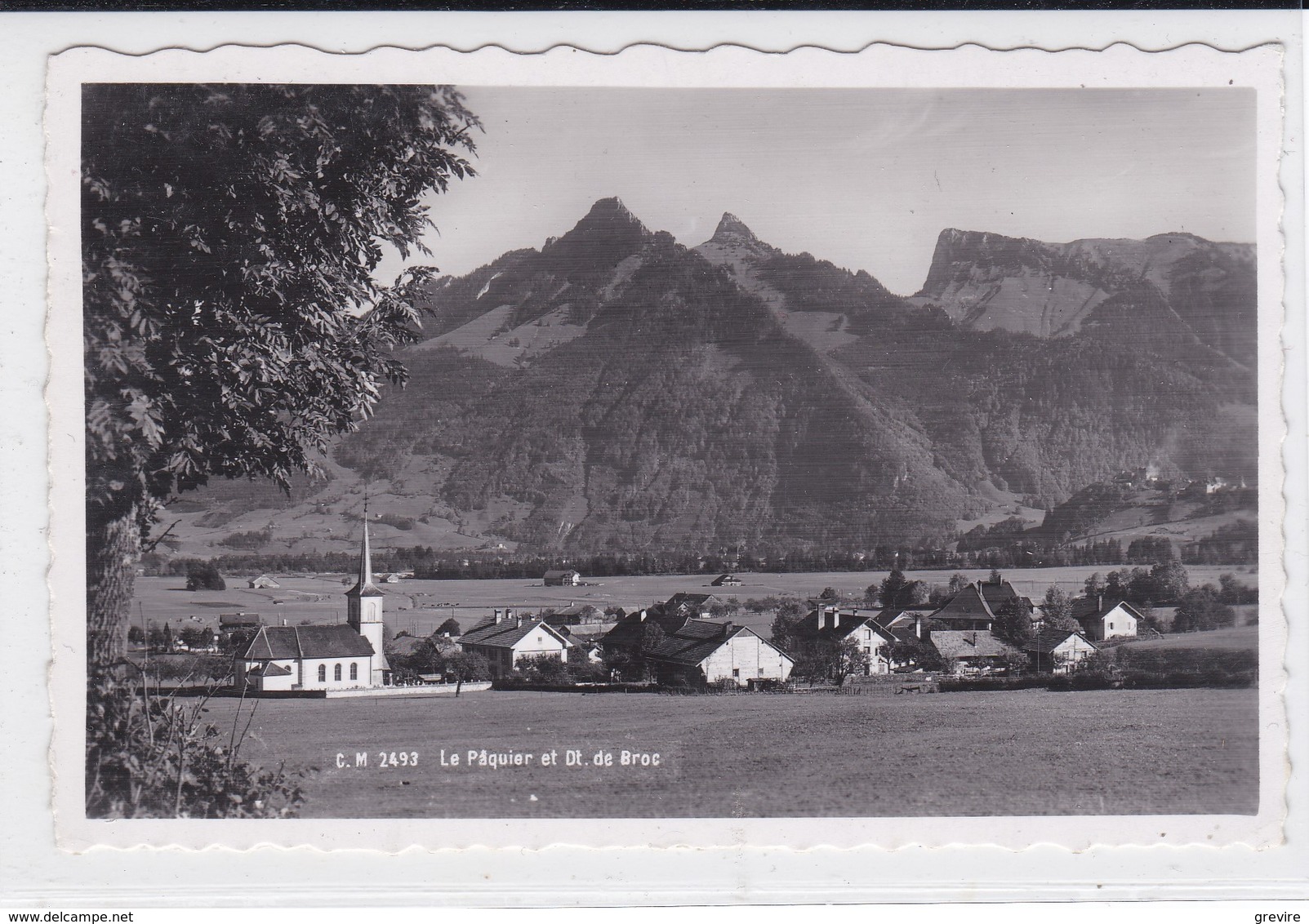 Le Pâquier, vue générale