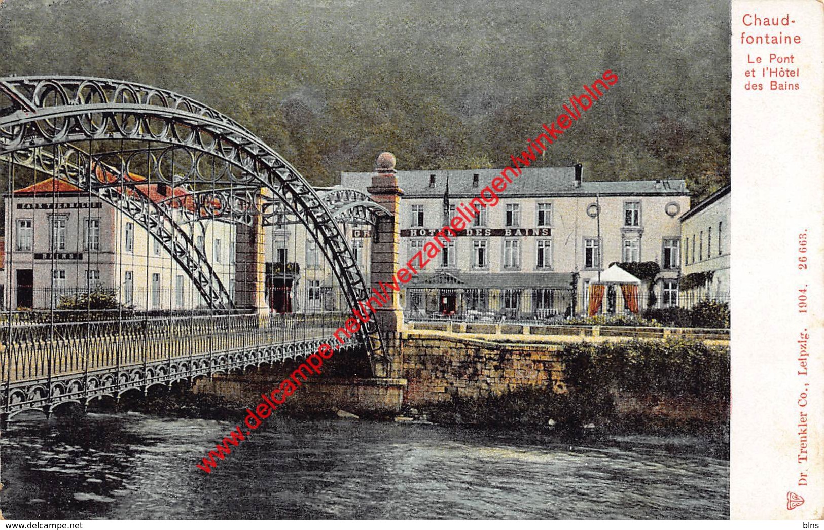 Le Pont et l'Hôtel des Bains - Chaudfontaine