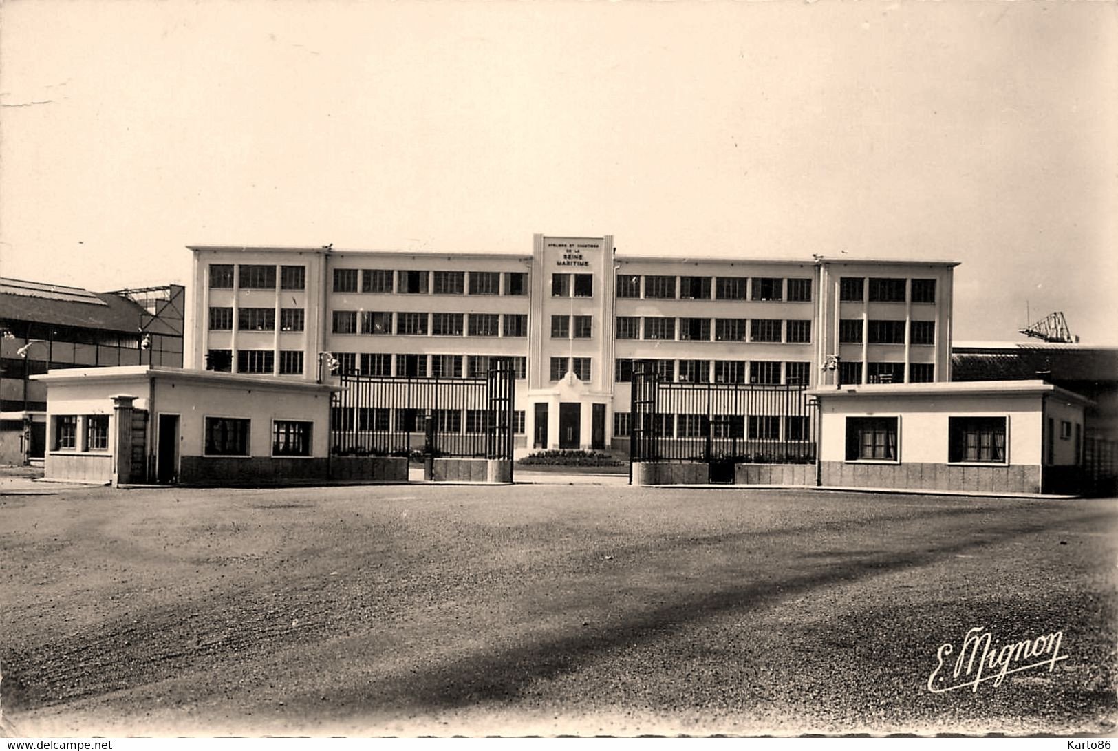 le trait * ateliers et chantiers de la seine maritime ACSM * les bureaux